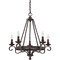 Quoizel Noble Chandelier NBE5005RK - alternate 3